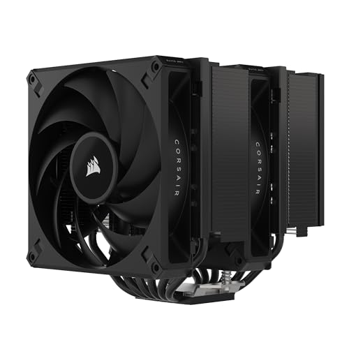 Corsair A115 Raffreddatore D'Aria Per Cpu A Torre Ad Alte Prestazioni - Raffredda Fino A 270 W Tdp - Montaggio A Slitta Della Ventola - Due Ventole Co