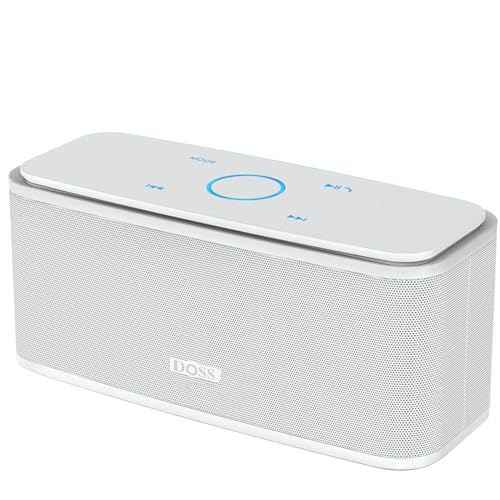 Doss Soundbox Cassa Bluetooth 12W, Altoparlante Senza Fili Portatile Speaker, Pulsanti Touch, Suono Stereo, Microfono Integrato, Slot Per Scheda Tf, A