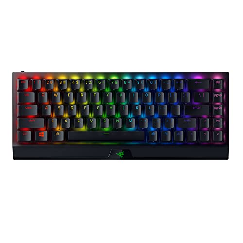 Razer Blackwidow V3 Mini Hyperspeed, Interruttore Verde,, Tastiera Da Gioco Meccanica Wireless Al 65%, Bluetooth, Usb-C, Copri Tasti In Abs Doubleshot