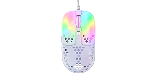 Xtrfy Mz1 - Mouse Da Gaming Superleggero - Con Cavo E Sensore Pixart 3389 - Precisione Di Mira Ottimale Grazie Alla Sua Forma Innovativa - Retroillumi