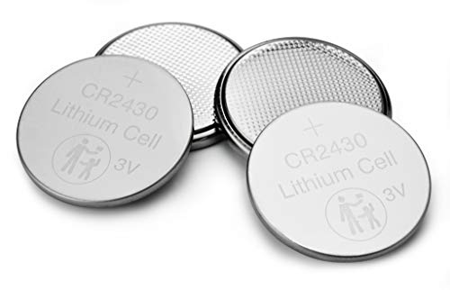 Verbatim Batterie A Bottone Al Litio Premium Cr2430 Confezione Da 4 3V 290Mah - Pile A Bottone Al Litio Per Orologi Chiavi Della Macchina Telecomandi