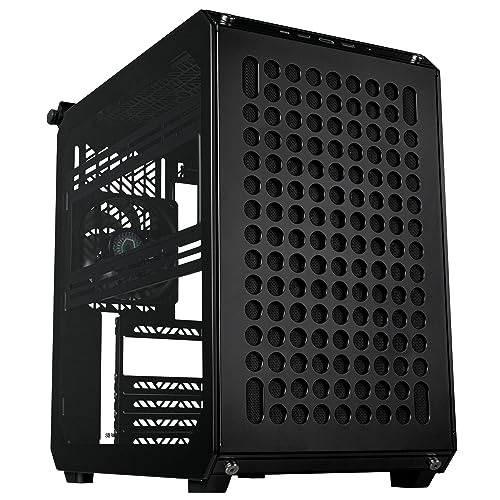 Cooler Master Qube 500 Flatpack - Case Pc Mid-Tower Atx, Modulare, 1 Ventola Posteriore Nera Sf Preinstallata 120Mm, Supporto Gpu Verticale, Supporta