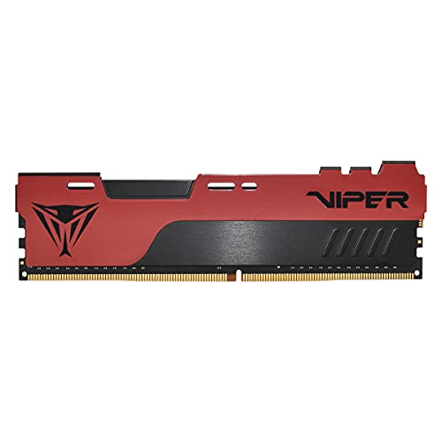 Patriot Memory Viper Elite Ii Ddr4 3600 8Gb (1X8Gb) C20 Modulo Di Memoria Gaming Ram Xmp 2.0 Nero/Rosso