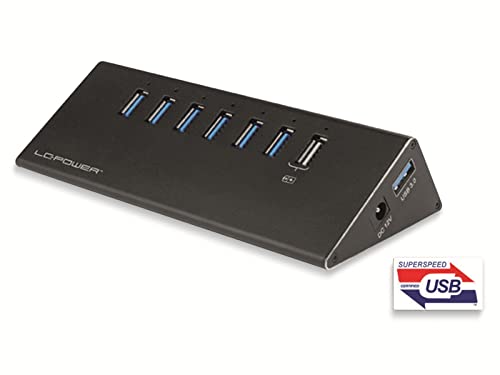 Lc Power Usb Hub Usb 3.2 Gen 1 (3.1 Gen 1) Type-A 5000 Mbit/S Negro