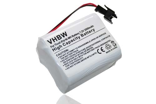 Vhbw Batteria Compatibile Con Tivoli Pal, Ipal Digital Radio (2000Mah, 7,2V, Nimh)