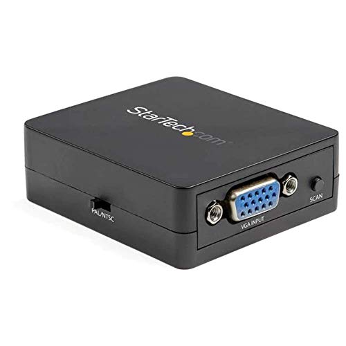 Startech.Com Convertitore Vga A Rca E S-Video - Alimentazione Tramite Usb (Vga2Vid2)