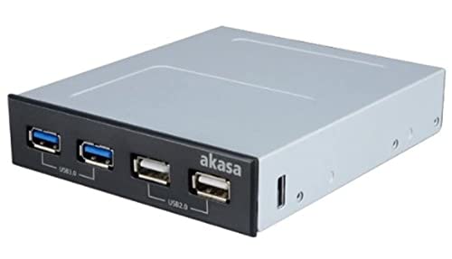 Akasa Ak-Icr-12 Interconnect S V3 Usb Hub, Nero
