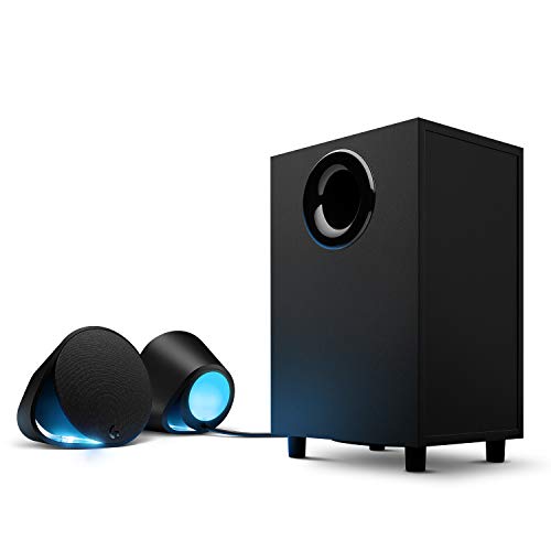 Logitech G560 Pc Sistema Di Speakers Per Gaming, Con Dts: X 7.1 Suono Ultra Surround, Lightsync Rgb, Due Altoparlanti E Subwoofer, Esperienza Di Gioco