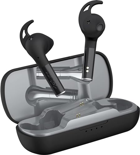 Defunc True Sport, Auricolari In-Ear True Wireless, Bluetooth 5.1, Microfono Enc Con Cancellazione Del Rumore, Custodia Di Ricarica Rapida, Controllo