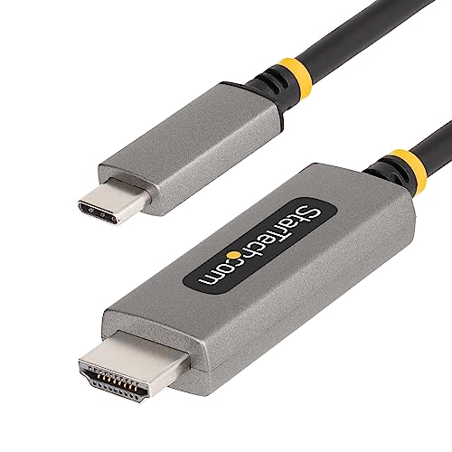 Startech.Com Cavo Adattatore Da Usb-C A Hdmi Da 2M, 8K 60Hz, 4K 144Hz, Hdr10, Da Laptop Usb Type C A Monitor Hdmi 1.2, Cavo Convertitore Usb C Compati