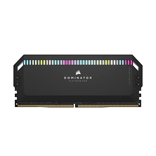 Corsair Dominator Platinum Rgb Ddr5 Ram 32Gb (2X16Gb) 5600Mhz Cl36 Intel Xmp Compatibile Icue Memoria Per Computer - Nero (Cmt32Gx5M2X5600C36)