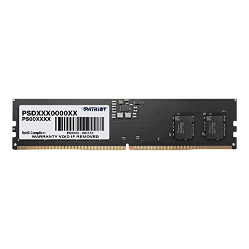 Patriot Memory Serie Signature Memoria Singola Ddr5 4800 Mhz Pc5-38400 8Gb (1X8Gb) Cl40 - Psd58G480041
