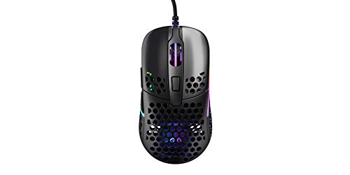 Xtrfy M42 Rgb, Mouse Da Gioco Cablato Ultraleggero, Sensore Pixart 3389 All'Avanguardia, Alloggiamento Modulare (2 Misure Incluse), Illuminazione Rgb