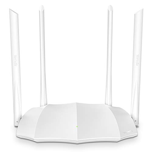 Tenda Ac1200 Dualband Wlan Router Ac5 V3.0 (867Mbit/S 5Ghz + 300Mbit/S 2,4Ghz, Ipv6, Parental Control, Rete Ospiti, 4 Antenne Esterne Da 6Dbi, Wps), C