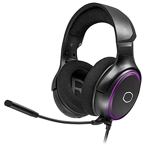 Cooler Master Mh650 Rgb Gaming Headset With Virtual 7.1 Surround Sound - Cross-Platform Compatible With 50Mm Neodymium Audio Drivers, Ultra-Clear Boom