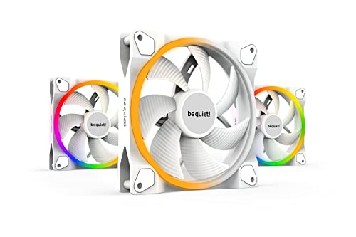Be Quiet! Light Wings Ventilatore, 140X140, Bianco