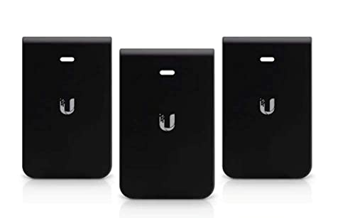 Ubiquiti Networks Unifi In-Wall Hd Covers Black, Confezione Da 3 Pezzi, Iw-Hd-Bk-3 (Nero, Confezione Da 3)