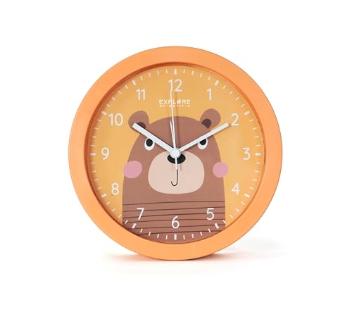 Explore Scientific, Orologio Da Parete, Sveglia, Analogico, Arancione