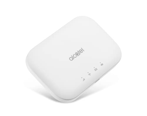 Alcatel - Link Zone Modem Mobile 4G, Lte (Cat.7), Wifi, Hotspot Fino A 32 Utenti, Batteria 2150Mah, Bianco [Italia]