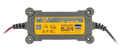 Gys - Caricabatterie Gysflash 6.24-0.8/6A Per Batterie 6, 12 E 24 V - 029224