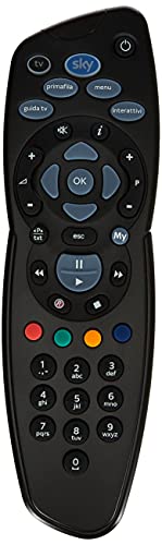 One For All, Telecomando Funziona Con Il Decoder My Sky Hd, My Sky E Sky Hd, Comprensivo Di 2 Batterie Duracell, Autentici Sky 715, Multicolore