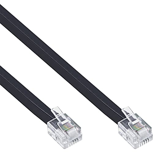 Inline Rj12 5M Cavo Telefonico Nero