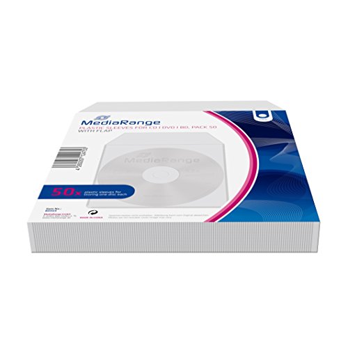 Mediarange Box64 Custodia A Tasca 1Dischi Grigio Custodia Cd/Dvd
