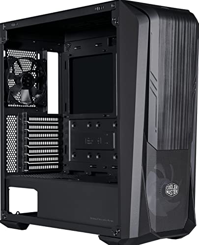 Cooler Master Masterbox 500 Pc Case - Mid-Tower, Finemesh Front Intake, Argb 120Mm, Top Rimovibile, Pannello Laterale Vetro Temperato, Raffreddamento