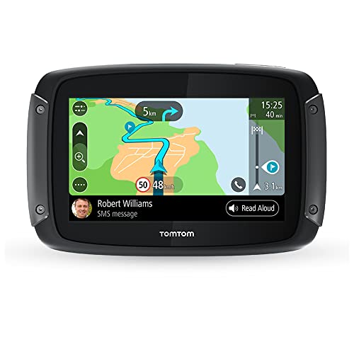 Tomtom Rider 500 Navigatore Satellitare, Mappe Europa 49 Paesi, Percorsi Tortuosi E Collinari Dedicati Alle Moto, Aggiornamenti Tramite Wi-Fi, Siri E