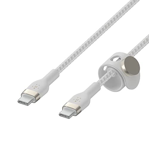 Belkin Boostcharge Pro Flex Cavo Intrecciato Da Usb Type C A Usb C, Cavo Di Ricarica Rapida Pd, Certificato Usb-If Per Iphone 15, Galaxy S24, Pixel, I