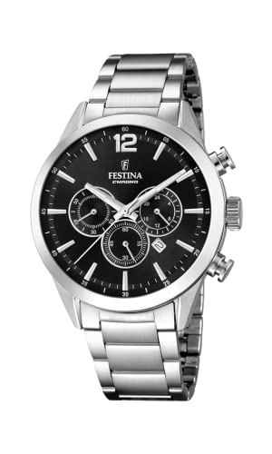 Festina Orologio Cronografo Quarzo Uomo Con Cinturino In Acciaio Inox F20343/8