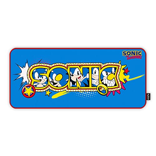 Energy Sistem Gaming Mouse Pad Esg Sonic Classic (Xxl, Base In Gomma Antiscivolo, Sonic)
