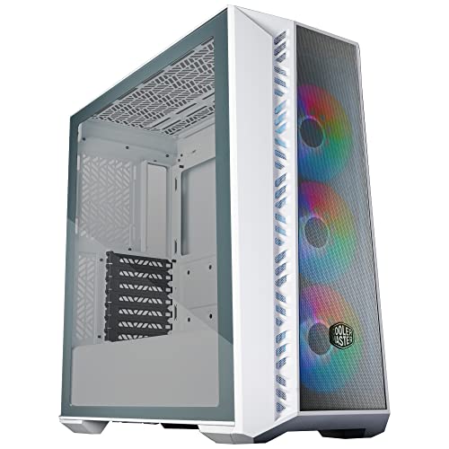 Cooler Master Masterbox 520 Mesh Pc Case - Atx Mid-Tower, Con 3 Ventole, Configurazioni Multi Flusso D'Aria, Pannello Frontale In Rete, Pannello Later