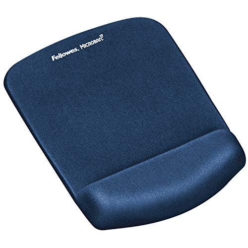 Fellowes 9287302 Tapettino Per Mouse Plushtouch, Blu