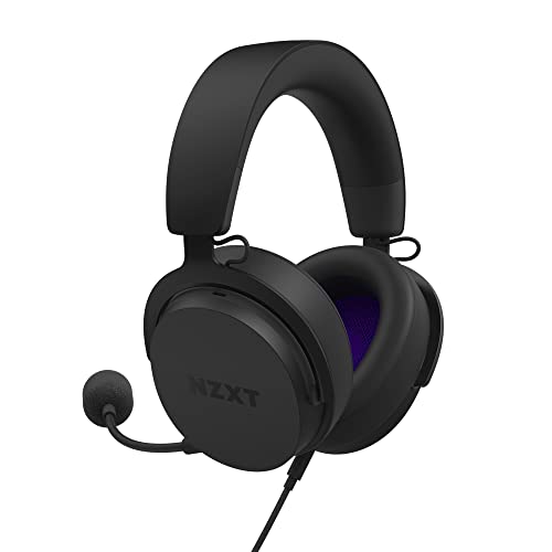Nzxt Relay Cuffie Da Gioco Per Pc Con Filo - Ap-Wcb40-B2 - Certificate Hi-Res Audio - Suono Surround Dts Headphone:X - Design Leggero E Confortevole -
