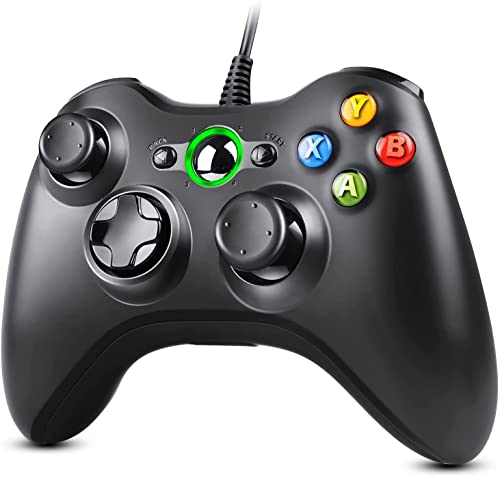 Zexrow Xbox 360 Game Controller, Usb Wired Controller Gamepad Di Design Ergonomico Migliorato Per Xbox 360 Pc Windows 7/8 / 10