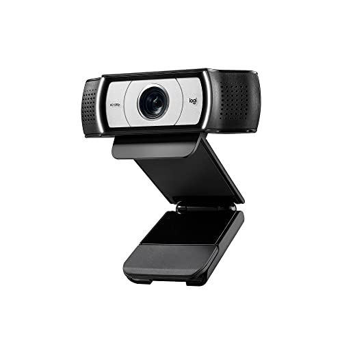 Logitech C930E Business Webcam Hd, Videochiamata Full Hd 1080P, Progettata Per Aziende, Campo Visivo 90°, Usb, Zoom Digitale, Funziona Con Skype, Zoo
