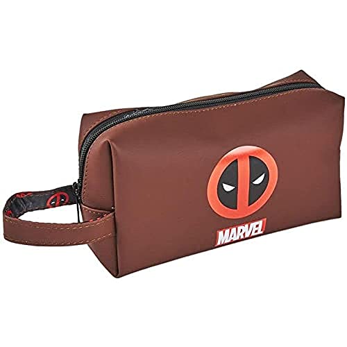 Marvel Beauty Case Toilette Da Viaggio Con Manico Di Deadpool, Colorato, Taglia Unica, Casual