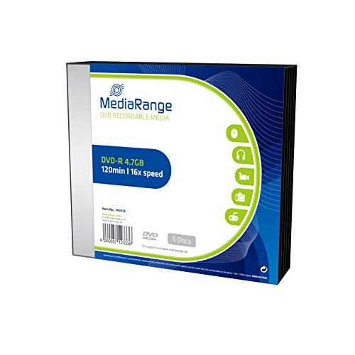 Mediarange Dvd-R 4.7Gb - Confezione Da 5