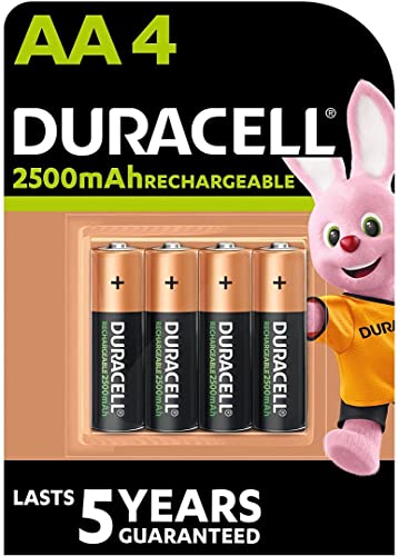 Duracell Hr6 Aa 4-Pack Nickel-Metal Hydride (Nimh) 2650Mah 1.2V Rechargeable Battery - Rechargeable Batteries (Nickel-Metal Hydride (Nimh), 2650 Mah, 