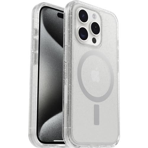 Otterbox Cover Per Iphone 15 Pro Symmetry Clear Per Magsafe, Resistente A Shock E Cadute ;Sottile, Testata 3X Norme Mil-Std 810G, Stardust