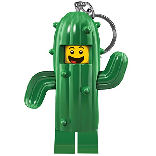 Lego Iconic - Portachiavi Luminoso - Uomo Cactus - Altezza 76 Mm