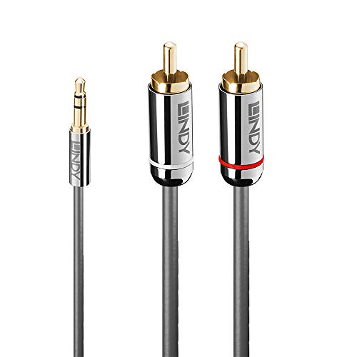 Lindy Cable De Audio De 3,5Mm A Phono, Line Cromo,