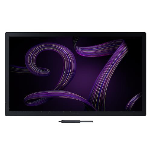 Tavoletta Grafica Wacom Cintiq Pro 27 Senza Supporto (Risoluzione 4K, Display 26.9 Pollici, Supporto Gamma Hdr, Pantone Validated, 99% Adobe Rgb, Nuov