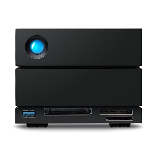Lacie 2Big Dock Raid, 36Tb, Unità Disco Estern - Porte Thunderbolt 4 E Compatibilità Con Usb 4, Recupero Dati (Stlg36000400)