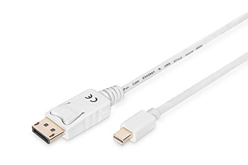Digitus Ak340102020W Cavo Adattatore Displayport, Mini Dp Maschio, Dp Maschio, 2 M