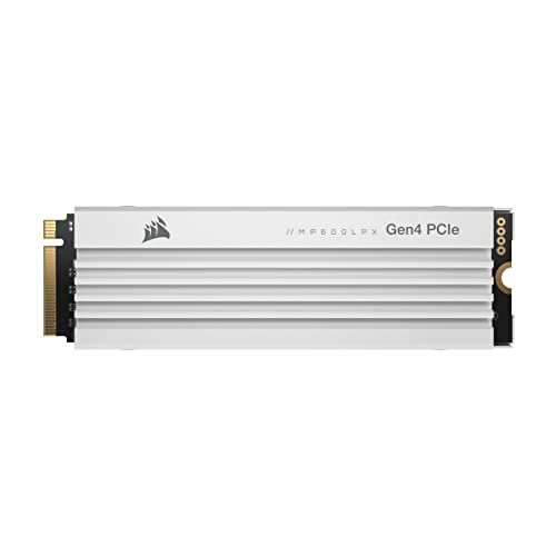 Corsair Mp600 Pro Lpx 2Tb M.2 Pcie Nvme Gen4 X 4 Ssd - Ottimizzata Per Ps5 (Fino A 7.100 Mb/S In Lettura Sequenziale E 6.800 Mb/S In Scrittura Sequenz