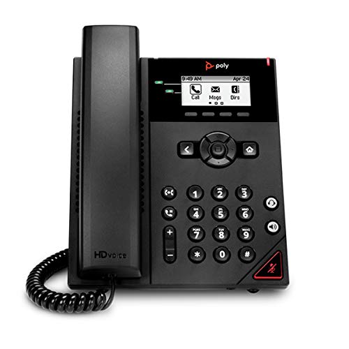 Poly Vvx 150 2-Line Desktop Business Ip Phone With Dual 10/100 Ethernet Ports Poe Only Ships With