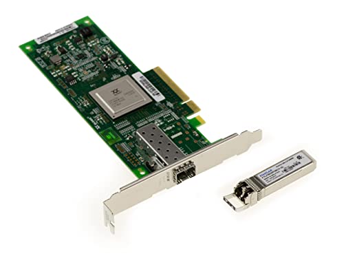 Kalea-Informatique Scheda Controller Lan Pcie Sfp+ In Fibra 8G - Qlogic Qle2560 - Con Modulo Lc Mmf Sfp+ Da 850 Nm In Dotazione