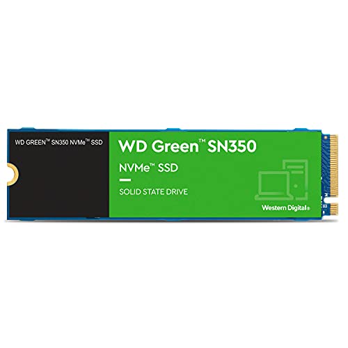 Wd Green Sn350 Da 500 Gb, Nvme Ssd - Gen3 Pcie, Qlc, M.2 2280, Con Velocità Di Lettura Da 2400 Mb/S E Velocità Di Scrittura Fino A 1500 Mb/S